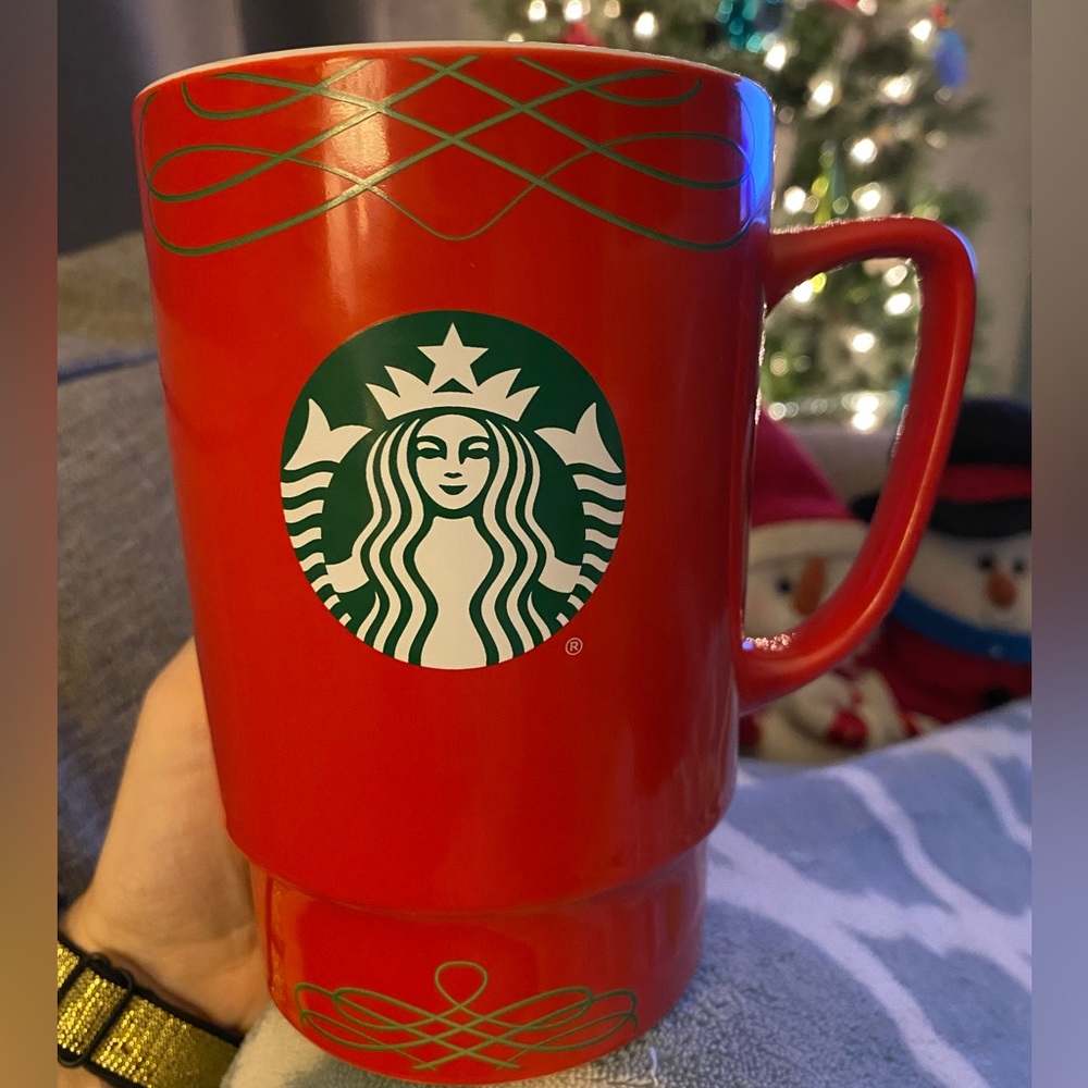 Starbucks 20oz Classic Logo Mug Red Holiday